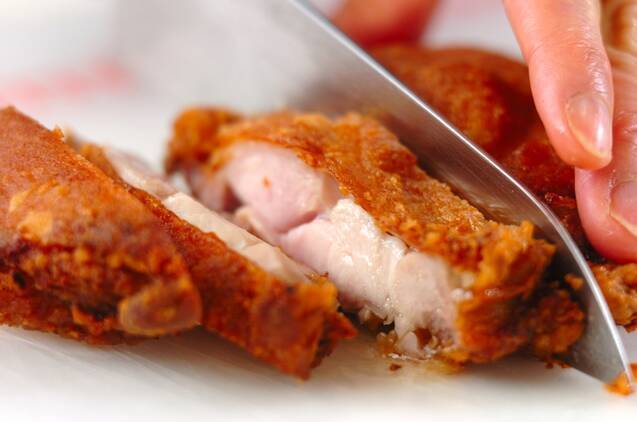 鶏もも肉のおいしい唐揚げの作り方の手順6