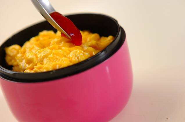 スクランブルオムライスの作り方の手順4