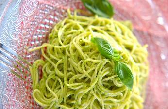 冷製バジルパスタ