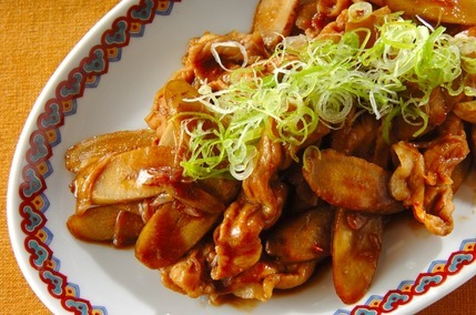 豚ゴボウ中華炒め