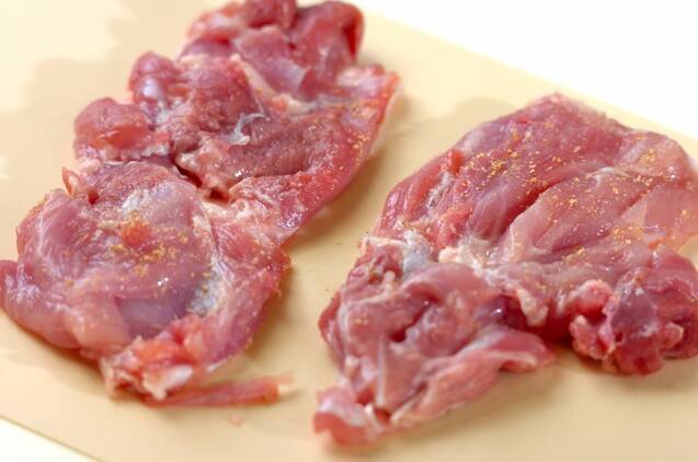 コンポタチキンソテーの作り方の手順1