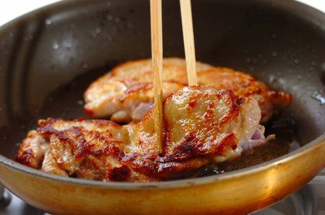 コンポタチキンソテーの作り方の手順3