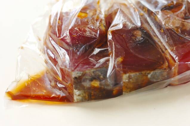 カツオの竜田揚げの作り方の手順1