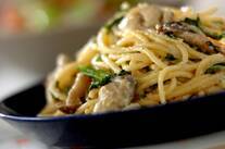 カキのクリームパスタ