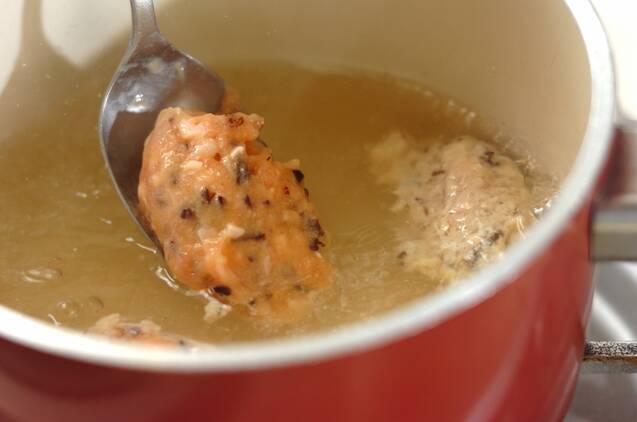 鶏団子スープの作り方の手順3
