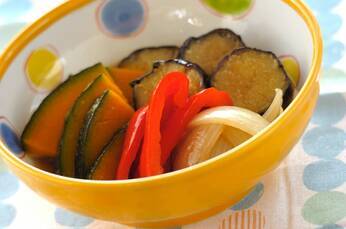 夏野菜の揚げ浸し