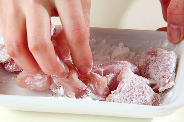 白菜と鶏肉のサッと炒めの作り方の手順6