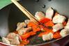 白菜と鶏肉のサッと炒めの作り方の手順7