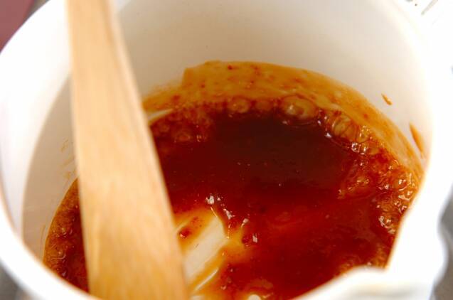 里芋甘みそ和えの作り方の手順3