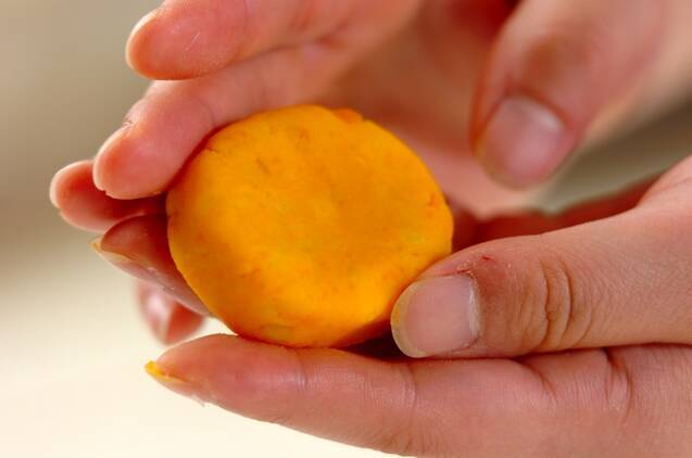 カボチャとジャガイモのお焼きの作り方の手順3