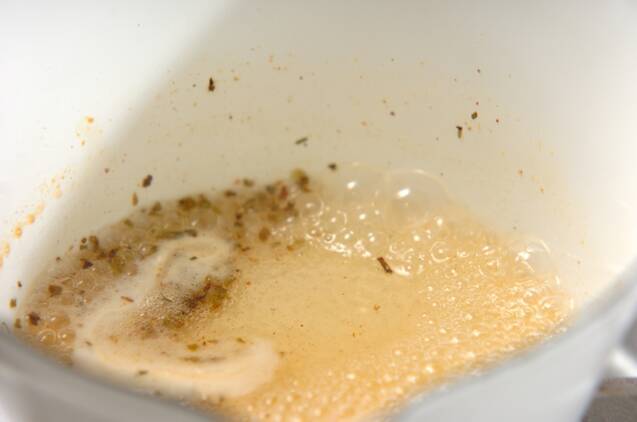 三色野菜のマリネの作り方の手順4