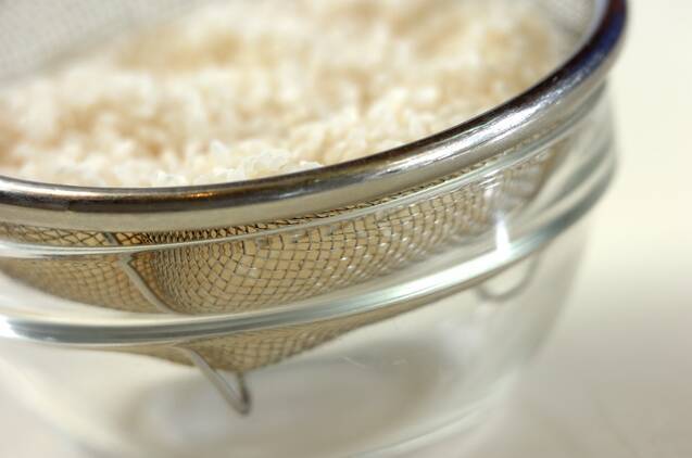 キノコご飯の作り方の手順1