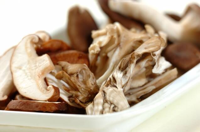 キノコご飯の作り方の手順2