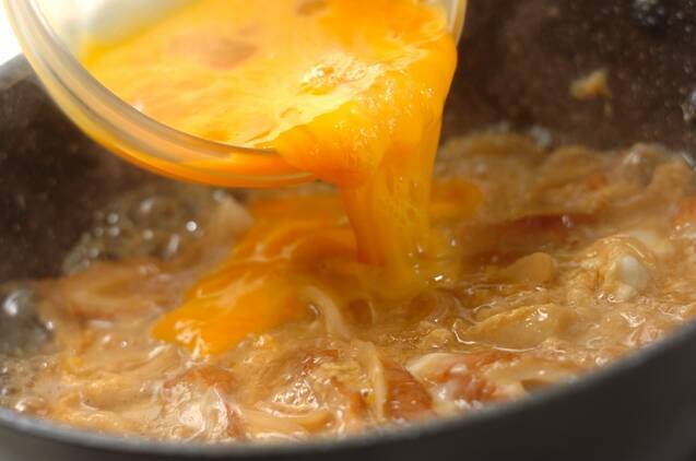 卵料理のレパートリー増やそう ちくわの卵とじの作り方の手順3