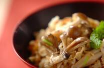 キノコの炊き込みご飯