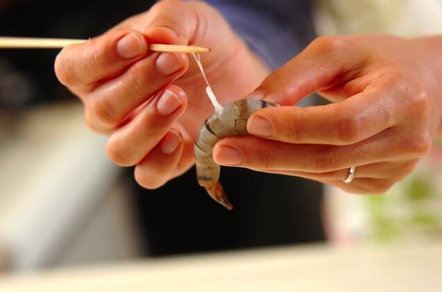 たっぷりシーフードピラフの作り方の手順2