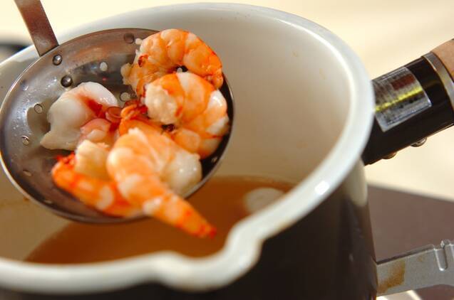 たっぷりシーフードピラフの作り方の手順8