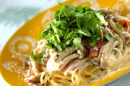 パクチークリームスパゲティー