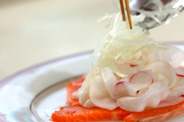 サーモン・サラダの作り方の手順4