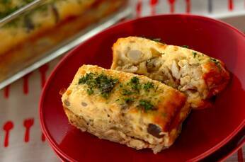 キノコの簡単キッシュ