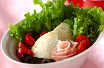 くずし豆腐の洋風サラダ