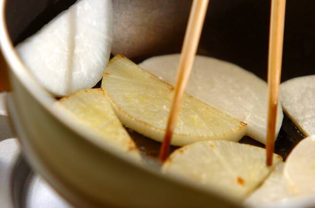 大根と豚肉の黒コショウグラタンの作り方の手順4