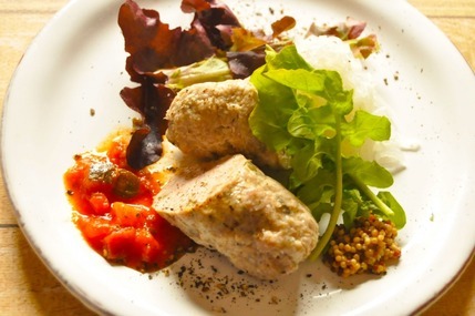 手作りソーセージ（皮なしサルシッチャ）