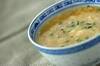 ごま油香る！トロトロ中華卵スープの作り方の手順