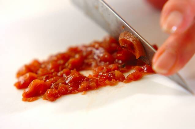 二種のつけだれ素麺の作り方の手順1