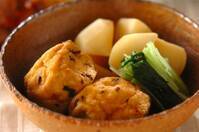 おだしがきいてる！がんもどきとカブの煮物