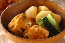 おだしがきいてる！がんもどきとカブの煮物