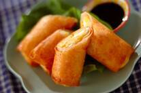 ポテトサラダの春巻き