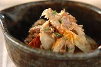 ちくわのツナと大葉のマヨ和え