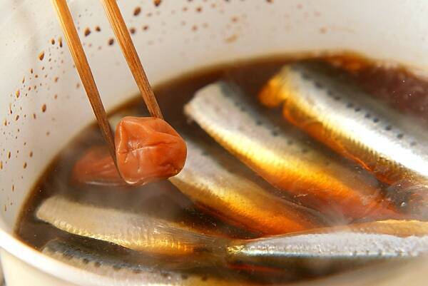 イワシの煮物の作り方の手順3