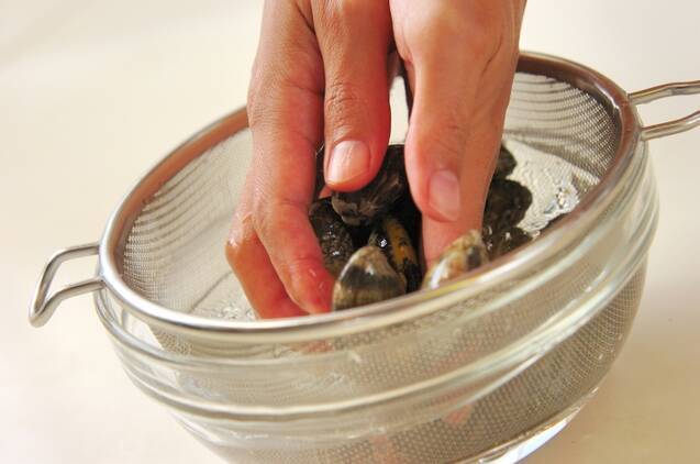 アサリのミネストローネの作り方の手順1