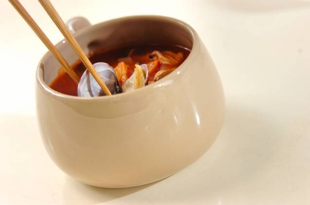 アサリのミネストローネの作り方の手順7