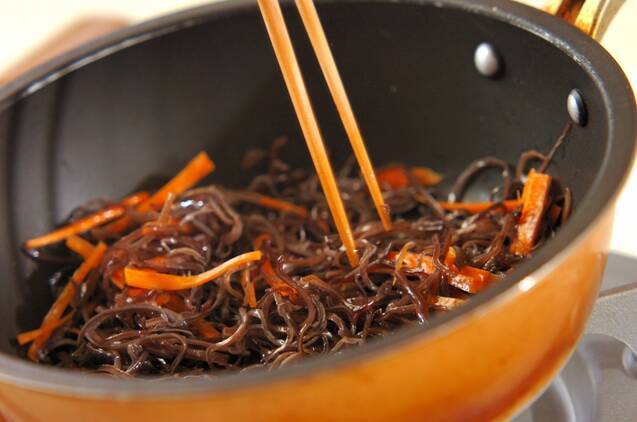 おからとキクラゲの煮物の作り方の手順2