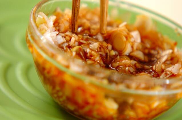 春キャベツと薄切り豚肉の中華和えの作り方の手順3