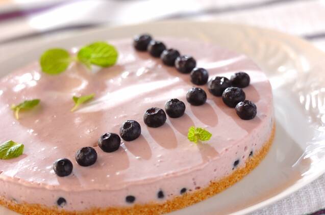 ブルーベリーレアチーズケーキ