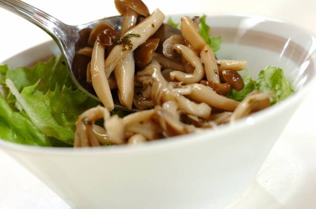 キノコのマリネサラダの作り方の手順4