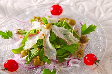 鯛のカルパッチョ