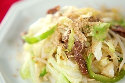 野菜炒め・ゴマ風味