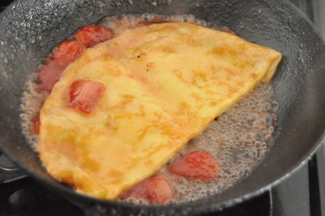 クレープのジャム煮（クレープシュゼット）の作り方の手順1