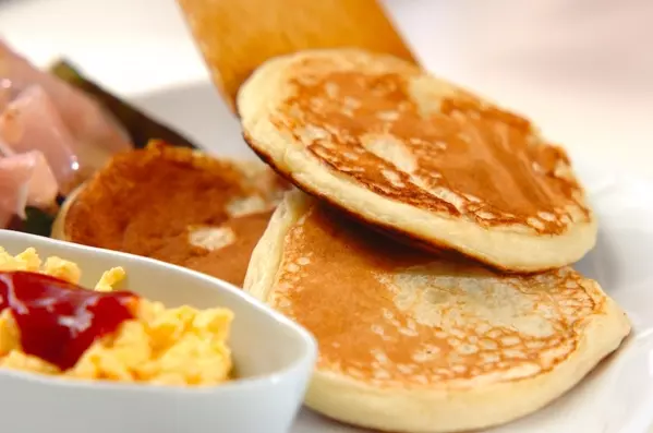 簡単朝ごはん！豆腐パンケーキとレンジで時短卵料理 by金丸 利恵さんの作り方6