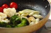 鶏肉のグリル野菜の蒸し煮添えの作り方4