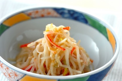 モヤシの酢みそがけ