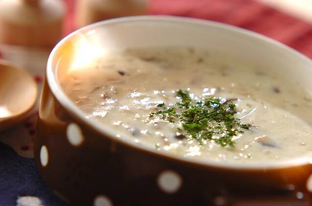 きのこのポタージュスープ