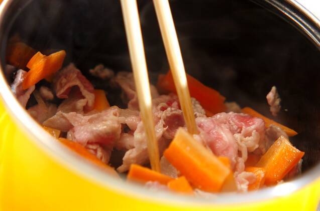 豆腐と菜の花のカニあんかけの献立の作り方の手順5