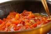 トマトとベーコンのスパゲティーの作り方2