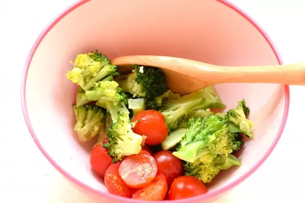 レンジで完結！豚肉蒸し＆ブロッコリーサラダのワンプレートごはんの作り方4